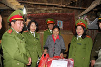 Chương trình “Tình nguyện mùa đông” ấm tình quân dân tại xã Tinh Nhuệ, huyện Thanh Sơn, tỉnh Phú Thọ